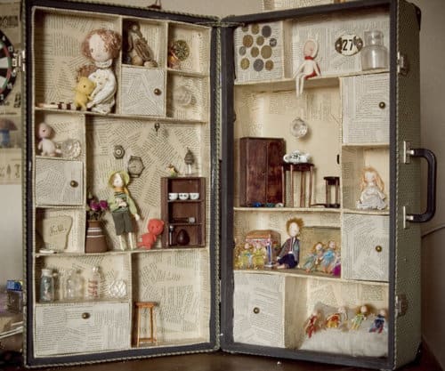 dolls house suitcase