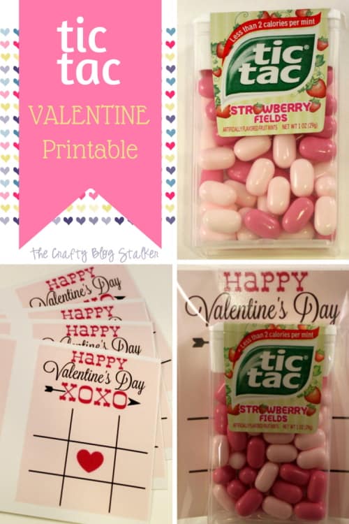 Tic Tac Toe Valentine Printable The Crafty Blog Stalker
