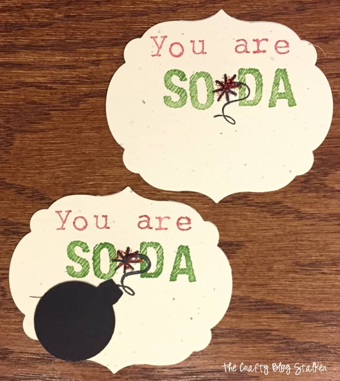 You Are SoDa Bomb Gift Tag DIY The Crafty Blog Stalker