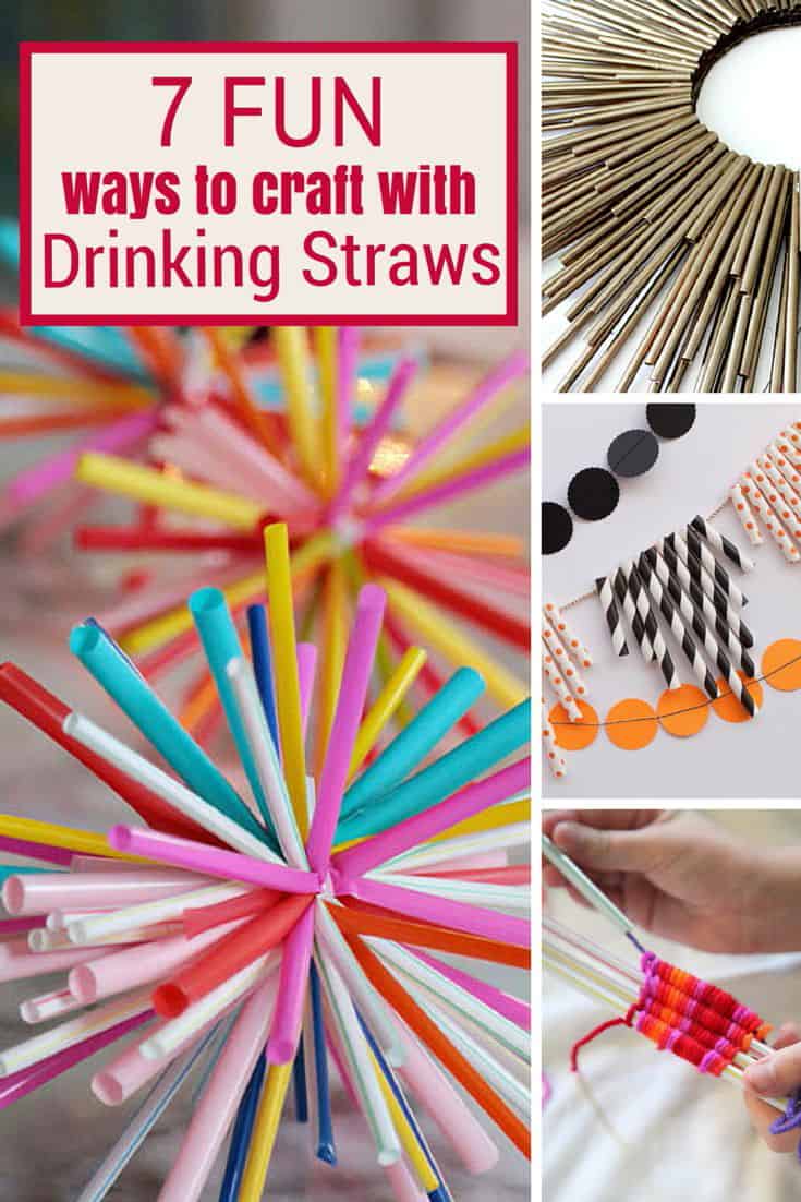 7 Fun Ways to Craft with Drinking Straws - The Crafty Blog Stalker