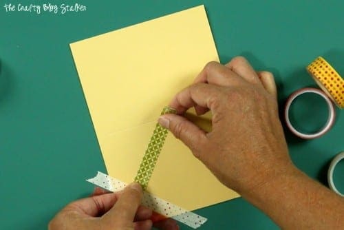 How to Make a Handmade Thank You Card with Washi Tape, a tutorial featured by top US craft blog, The Crafty Blog Stalker