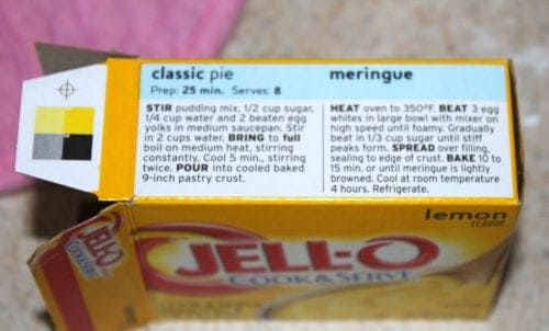 the lemon meringue pie recipe on the jell-o cook and serve pudding and pie filling box