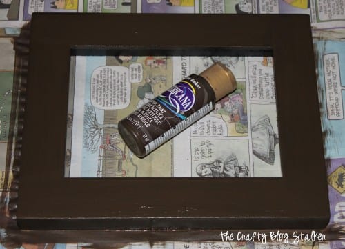 How to Make a Distressed Frame & Quote, a tutorial featured by top US craft blog, The Crafty Blog Stalker.