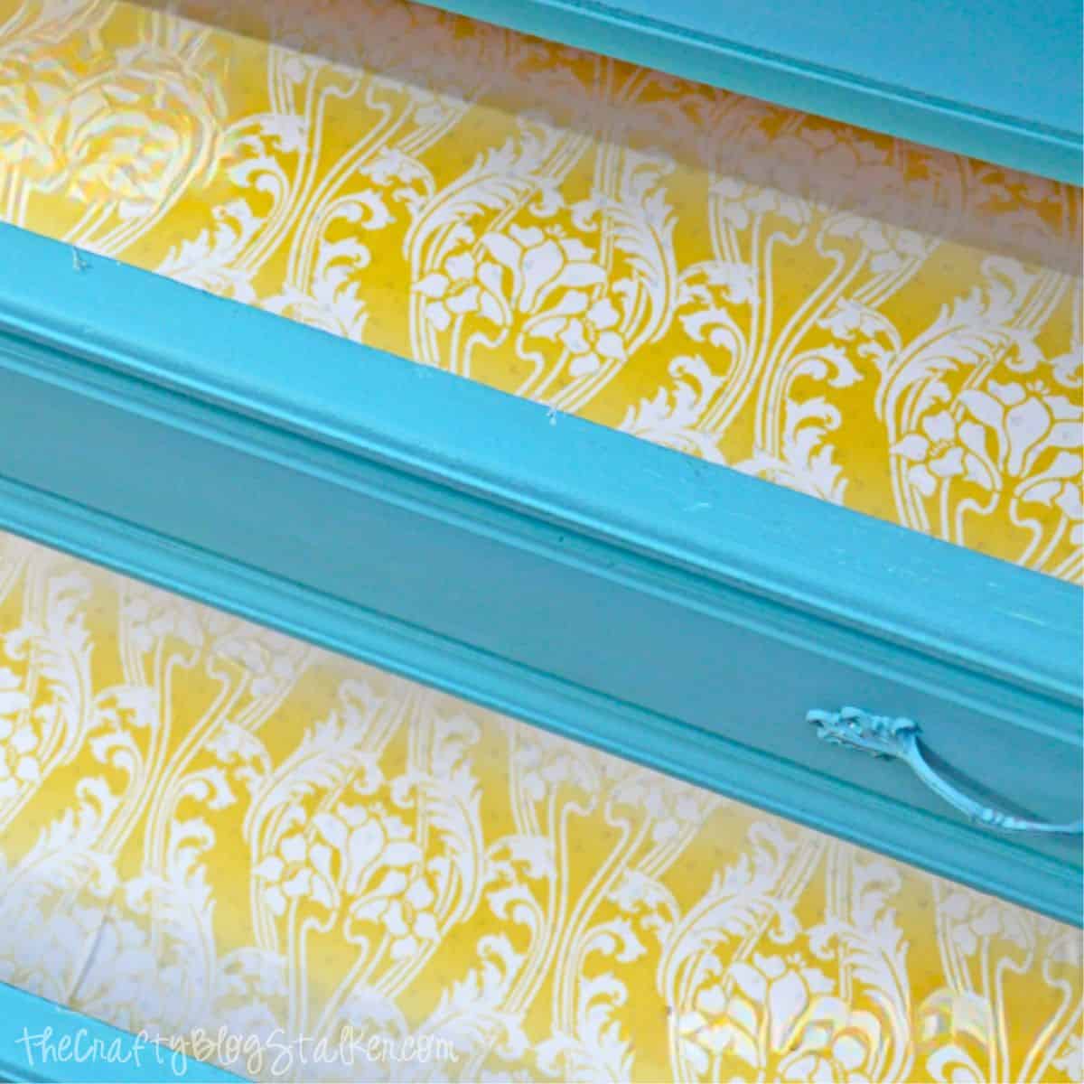 DIY Drawer Liner with Fabric - The Crafty Blog Stalker DIY Drawer Liner with Fabric - The Crafty Blog Stalker