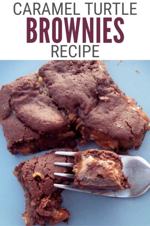 title image for How To Make The Best Caramel Turtle Brownies Recipe