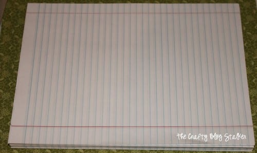 an image of lined notebook paper