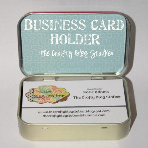 Business Card Holder | Altoids Tin | DIY Case | Cute 