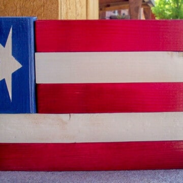 wood american flag decor 11