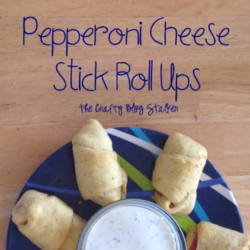 Pepperoni Cheese Stick Roll Ups | Snack Recipe | Appetizer | Finger Foods | Game Time Snacks