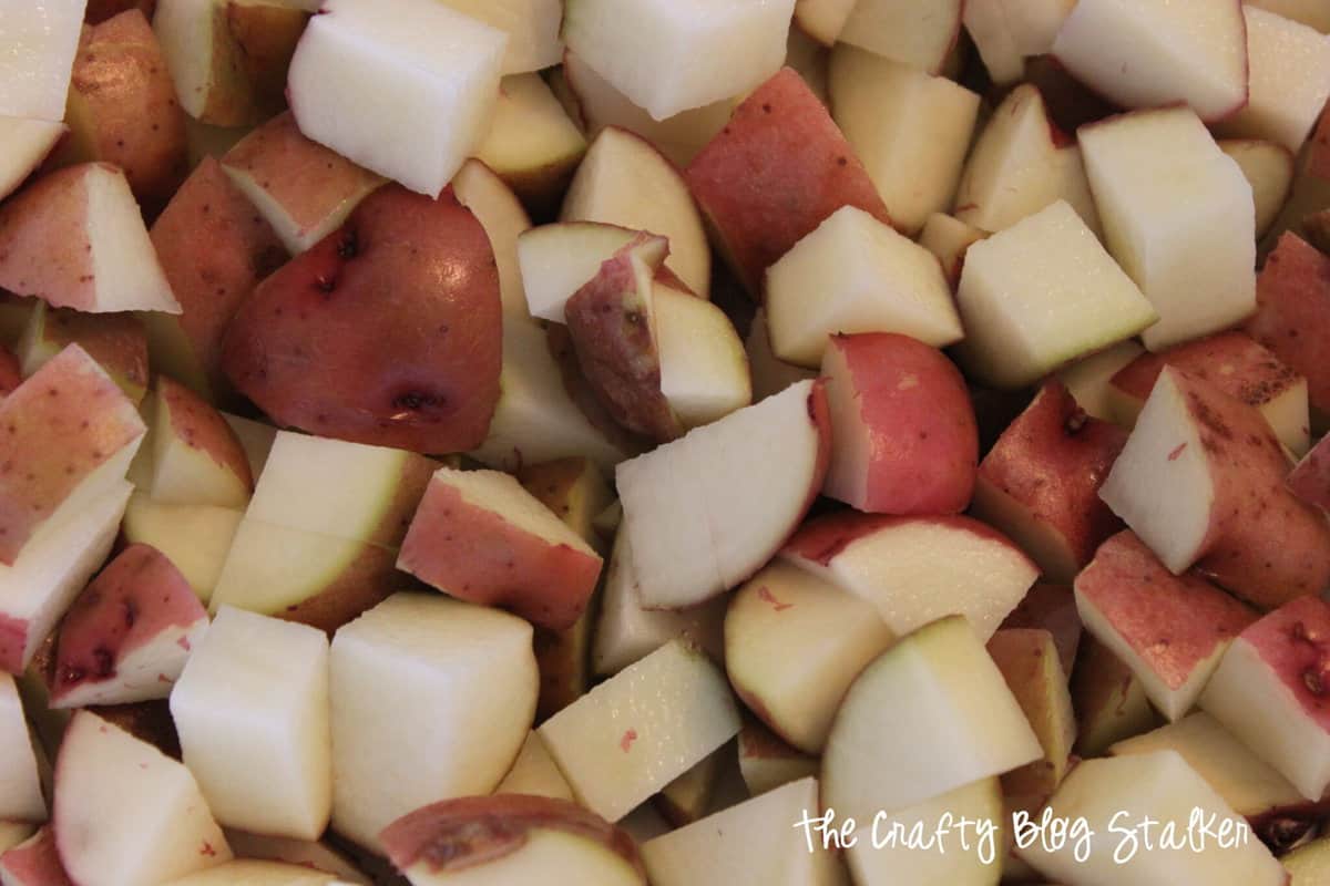 image of diced potatoes
