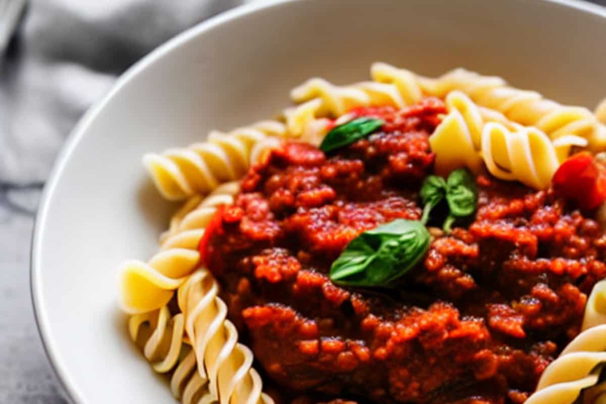 Title image for How to Make a Quick Meat Sauce for Spaghetti.