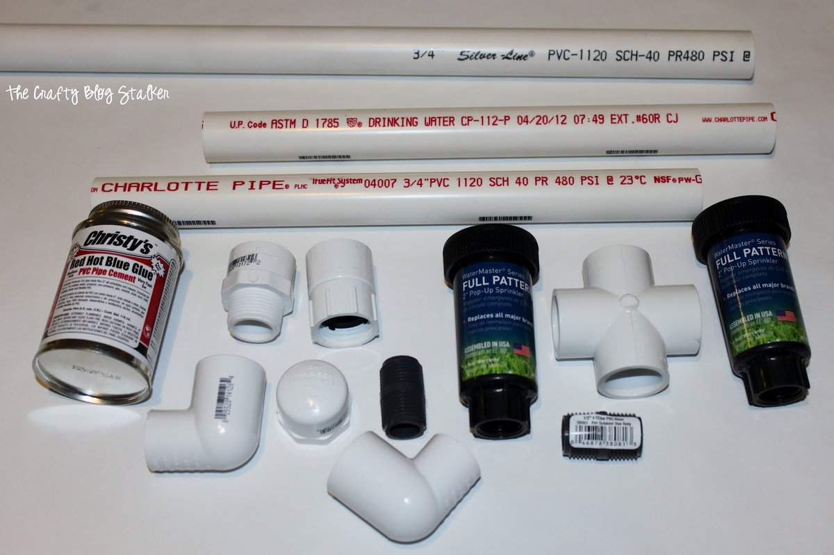 How to Make a Simple DIY PVC Sprinkler | The Crafty Blog Stalker