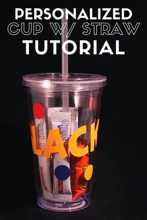 Tumbler with Straw - A Teacher Takes A Hand