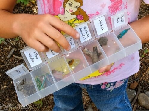 kids scavenger hunt game
