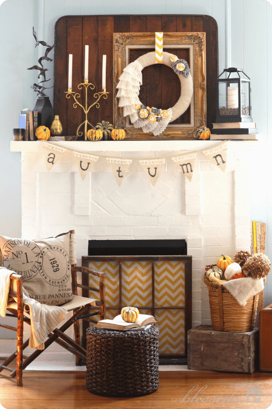 fall mantel