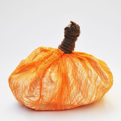 Dyed Cheesecloth Pumpkin // Cherished Bliss #pumpkin #tutorial