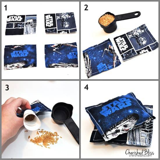 DIY Star Wars Rice Hand Warmers Tutorial via cherishedbliss.com