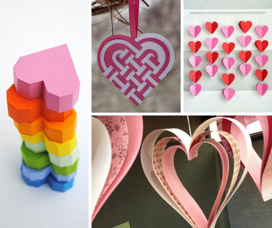 25 Easy Paper Heart Projects The Crafty Blog Stalker 9783