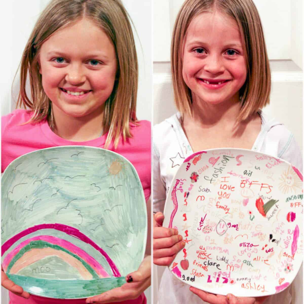 How to Save Sharpie Art on a Ceramic Plate The Crafty Blog Stalker