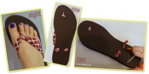 Fabric Flip Flops | Summer | Fashion | Decorated | DIY | Cute Crafts