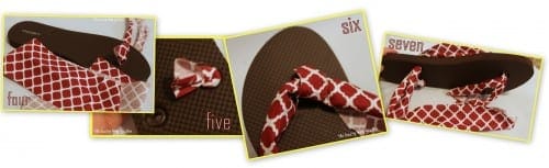 Fabric Flip Flops | Summer | Fashion | Decorated | DIY | Cute Crafts