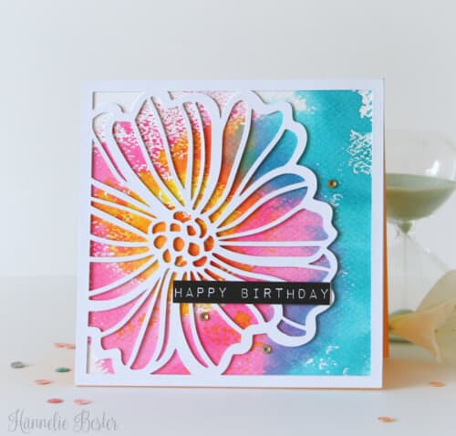 Watercolor Floral Birthday Card