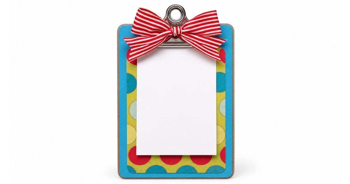 Decorative Standing Clipboard | Handmade Gift | Teacher Gift | Roomie Gift | Craft Tutorial | DIY
