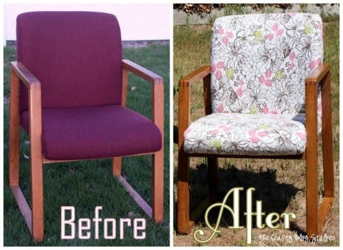 Update an Old Office Chair | Upholstery | Home Decor | Furniture Makeover | Fabrics | DIY