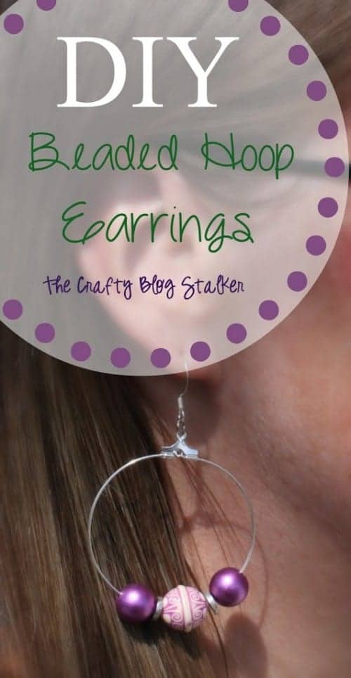 Making your own Beaded Hoop Earrings is easy and fun! Follow this step by step tutorial and show of your style.