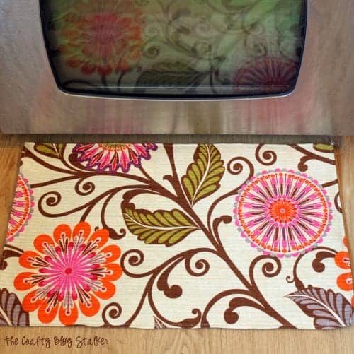 Custom Floral Anti-Fatigue Kitchen Mat (Personalized)