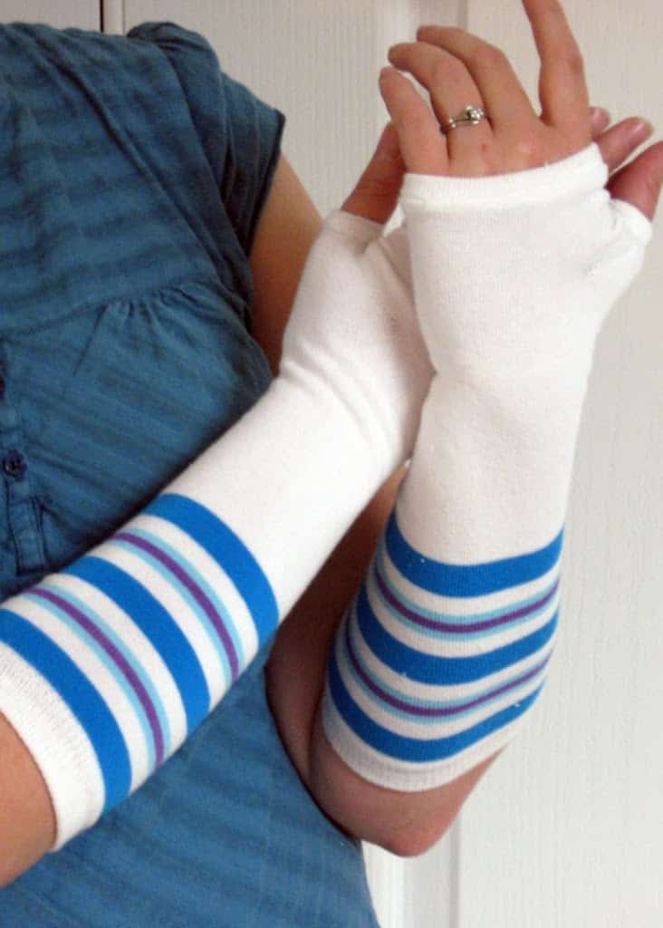 socks to arm warmers
