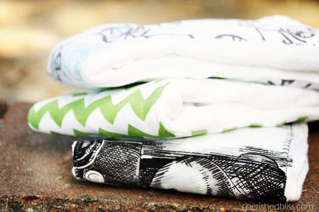 DIY Burp Cloth Tutorial for a vintage travel themed nursery via cherishedbliss.com