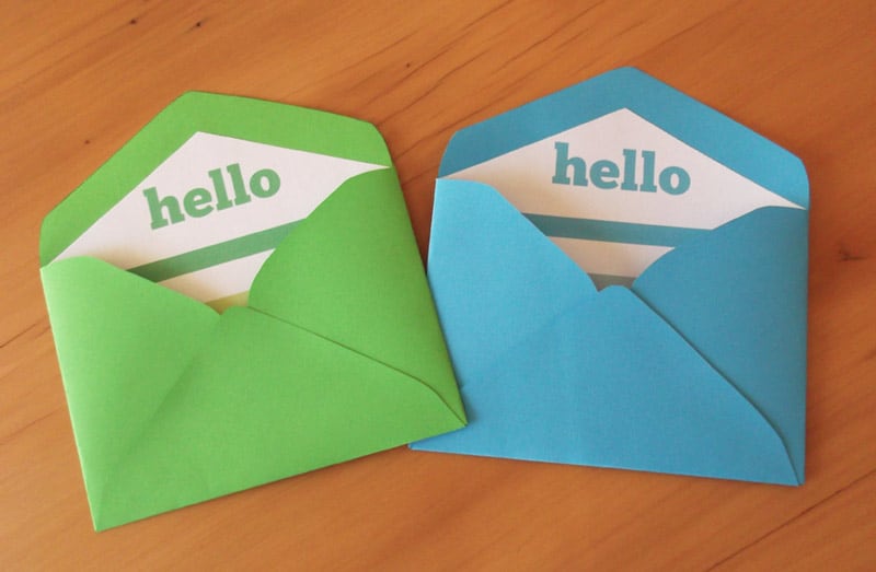 Free Printable Mini Envelope Templates and Liners.