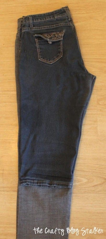 How to Cut Pants into Capris - The Crafty Blog Stalker