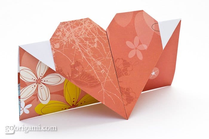 Origami Heart Envelope.