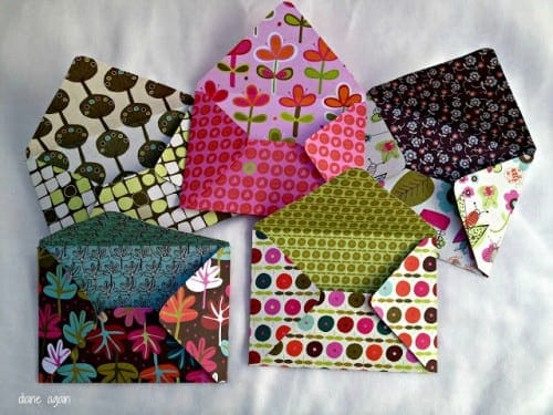 Envelopes from Scrapbook Paper