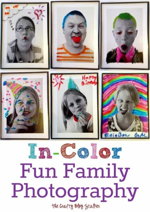 30 Fun Spring Break Crafts you can Make with Children featured by top US craft blog, The Crafty Blog Stalker: Fun Family Photography You Can Color