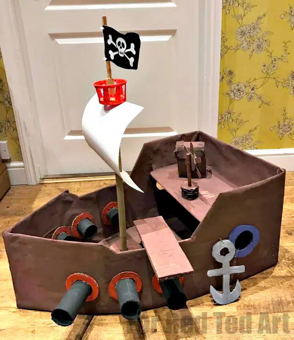 Cardboard Pirate Ship.
