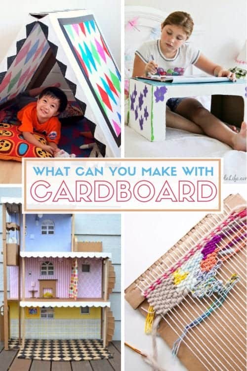 What Can You Make with Cardboard featured by top US craft blog, The Crafty Blog Stalker.