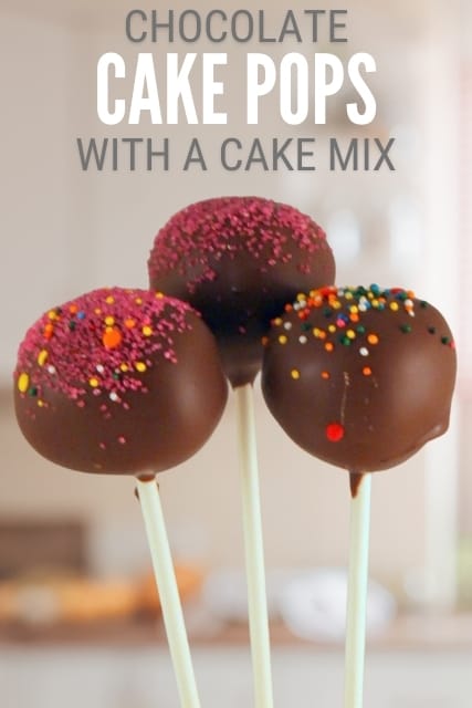 Chocolate cake pops