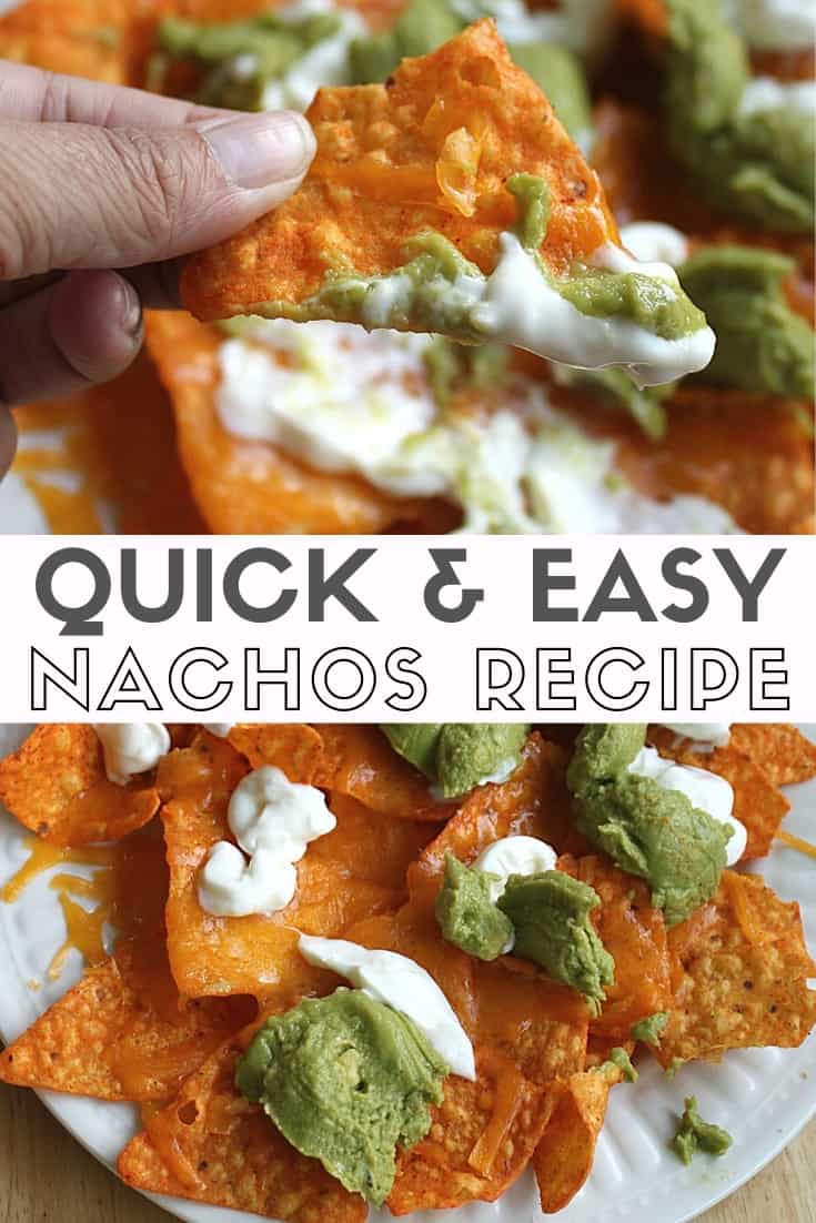 Title image for quick and easy nachos recipe