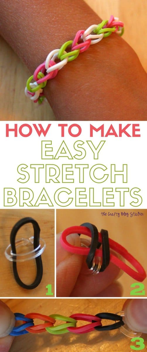 How to Make Easy Stretch Bracelets | The Crafty Blog Stalker