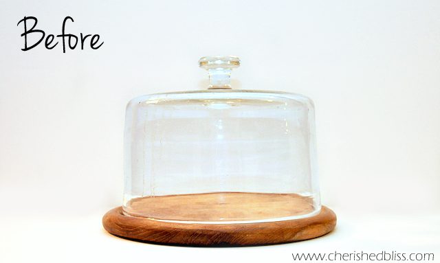 Create your very own Chalkboard Painted Cloche! Tutorial via cherishedbliss.com #FolkArtMulti #HandmadeCharlotte #ad
