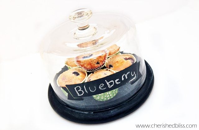 Create your very own Chalkboard Painted Cloche! Tutorial via cherishedbliss.com #FolkArtMulti #HandmadeCharlotte #ad