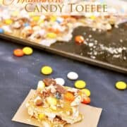Halloween Toffee Recipe for your Halloween celebrations via cherishedbliss.com #SpookyCelebration #shop