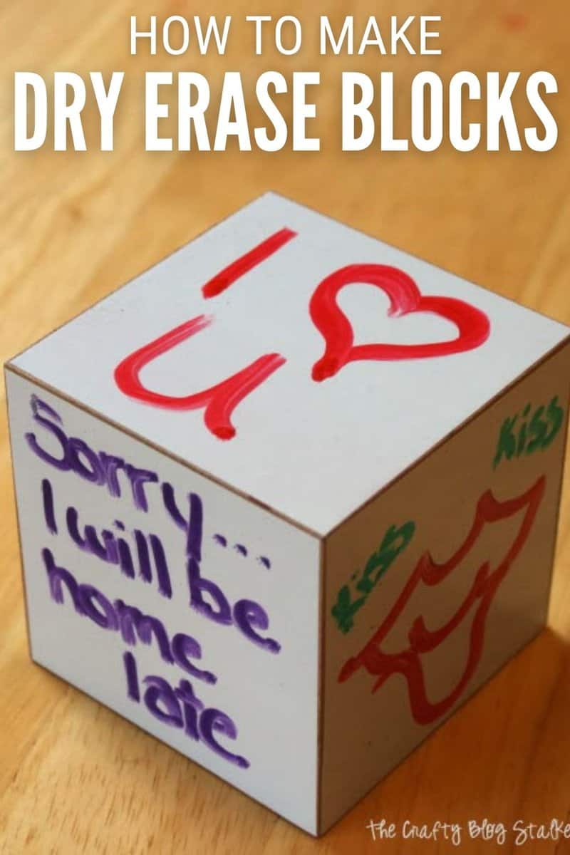 Make Dry Erase Blocks in 3 Simple Steps