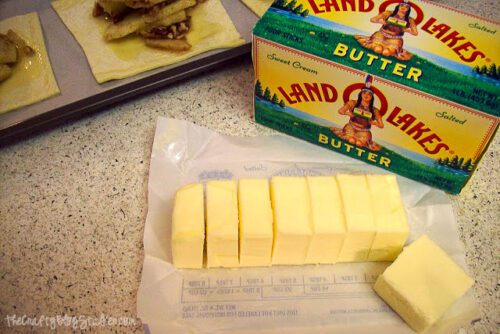 sliced butter