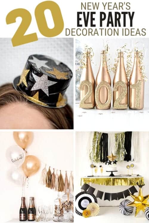 title image for 20 Creative New Year's Eve Decorations You Can Make