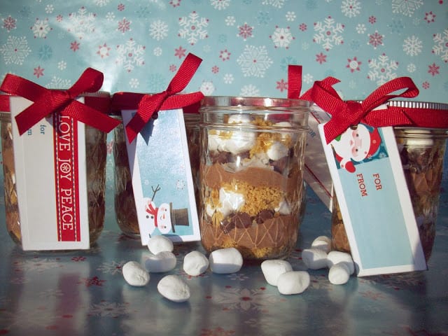 Dessert in a Jar Gifts.