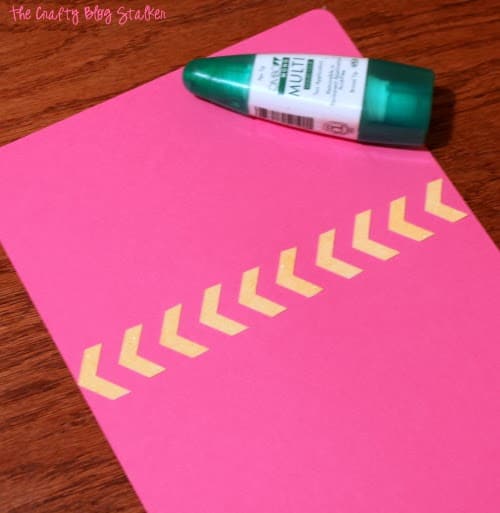 How to Cover a Composition Notebook, a tutorial featured by top US craft blog, The Crafty Blog Stalker.